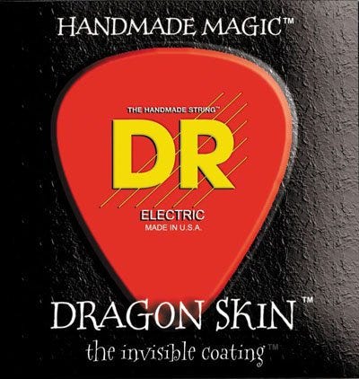 DR Strings 'Dragon Skin' Coated Electric Strings - 11-50