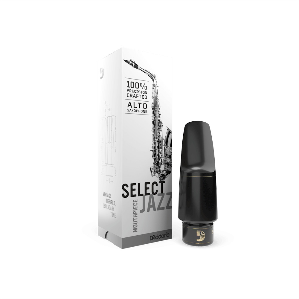 D'Addario MJS-D6M Select Jazz Alto Sax Mouthpiece - Medium Chamber
