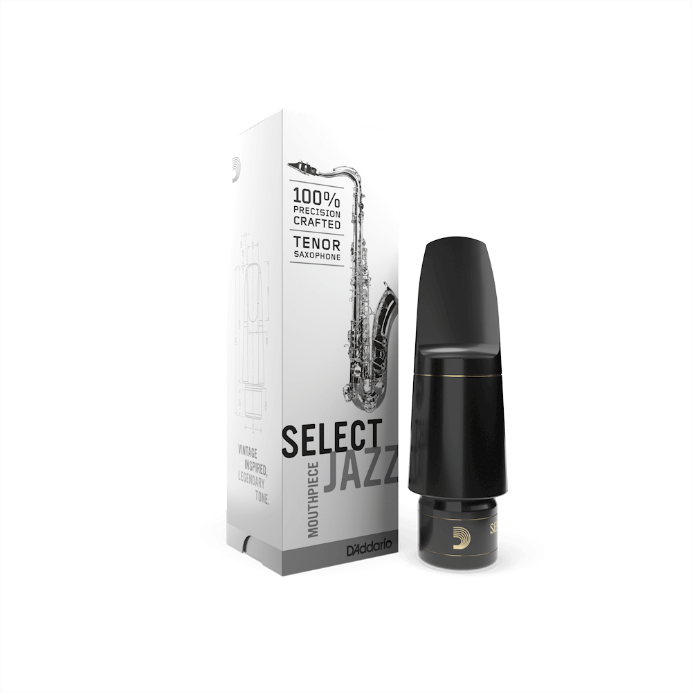 D'Addario MKS-D6M Select Jazz Tenor Sax Mouthpiece - Medium Chamber