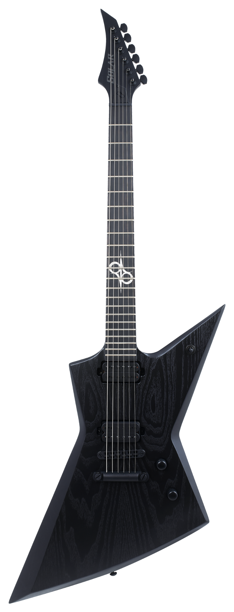 Solar E2.6BOP SK Electric Guitar - Black Open Pore