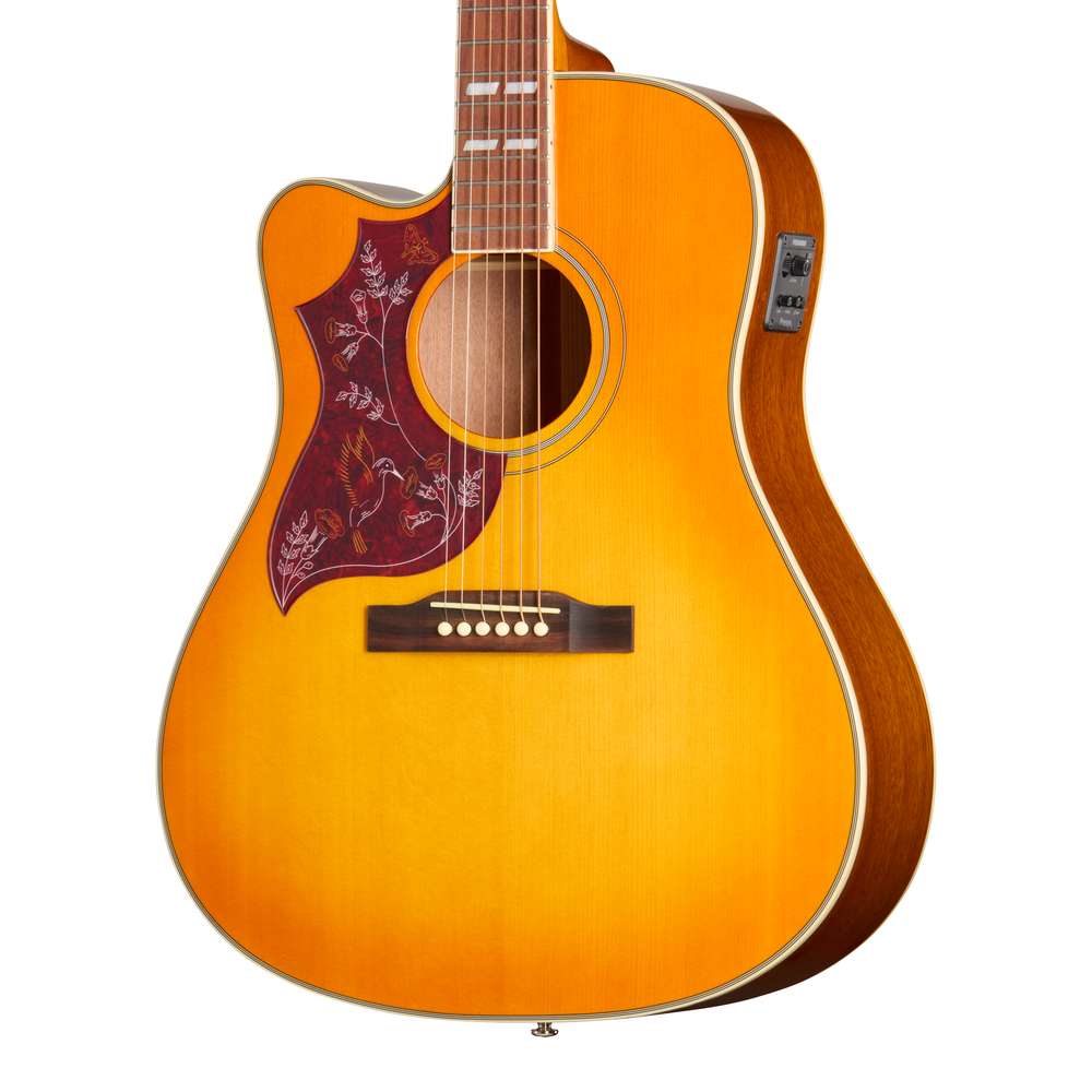 Epiphone Hummingbird Studio EC - Heritage Cherry Sunburst - Left handed