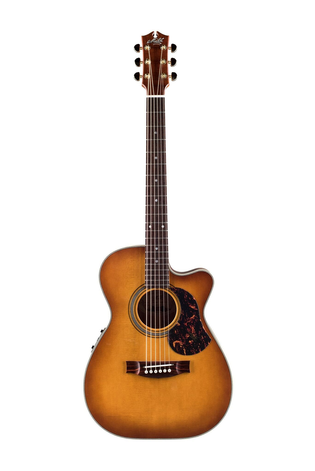 Maton EBG808C Nashville Acoustic Electric Guitar w/Case - Vintage Amber Satin