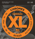 D'Addario XL Chromes Flatwound Electric String Set - 10-48