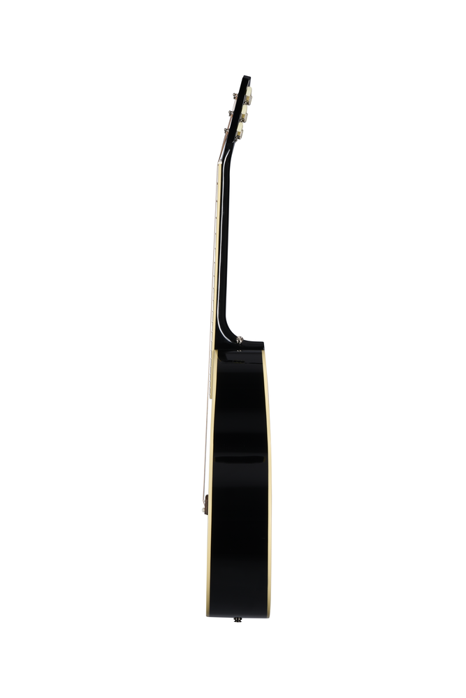 Epiphone J-180 LS w/Case - Ebony