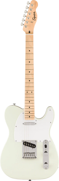 Squier FSR Sonic Telecaster - Maple Fingerboard - White Pickguard - Arctic White