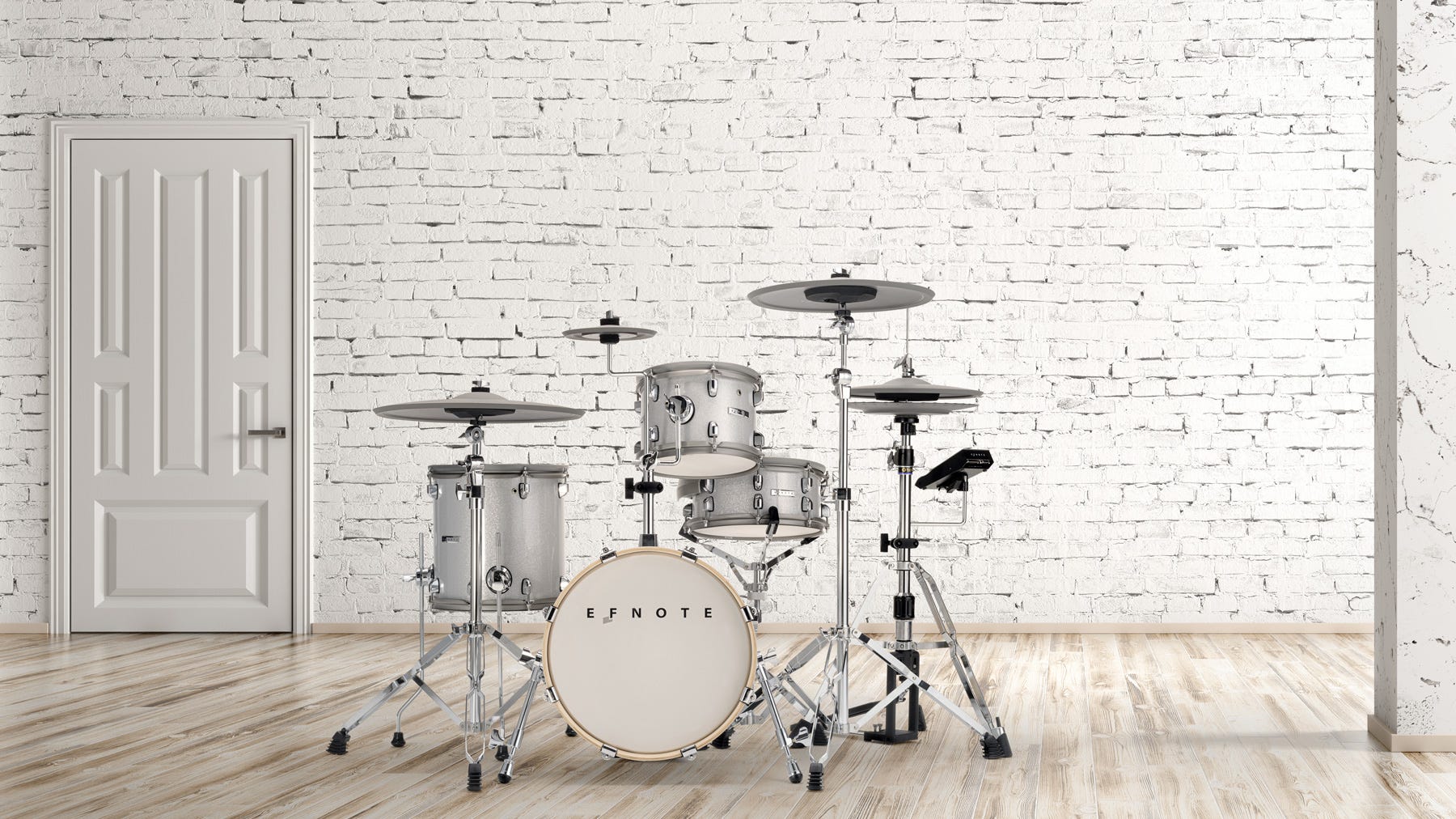 EFNOTE EST5 Electronic Drum Kit w/A+C+D Pack