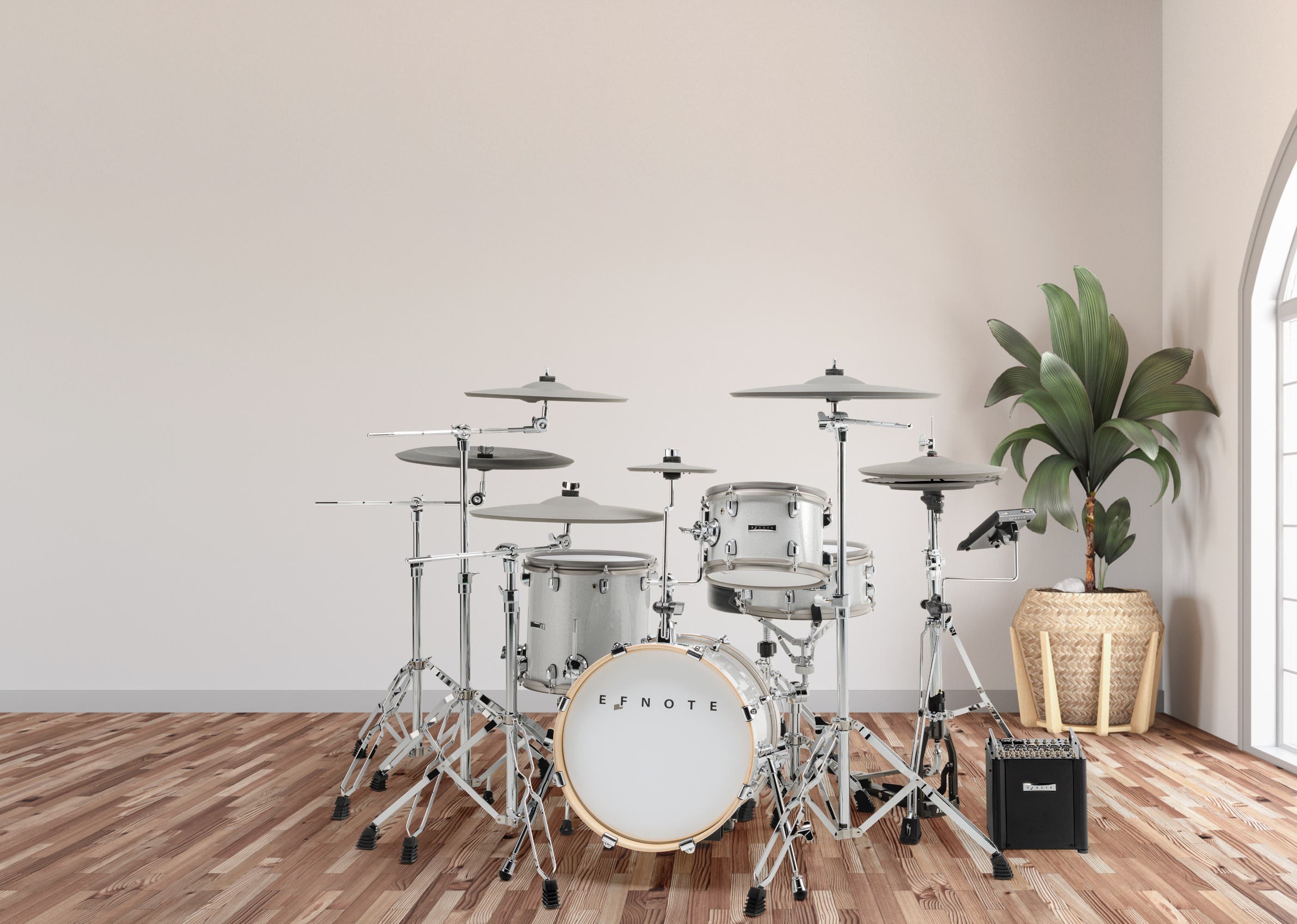 EFNOTE PRO 500 Series Electronic Drum Kit w/Hardware