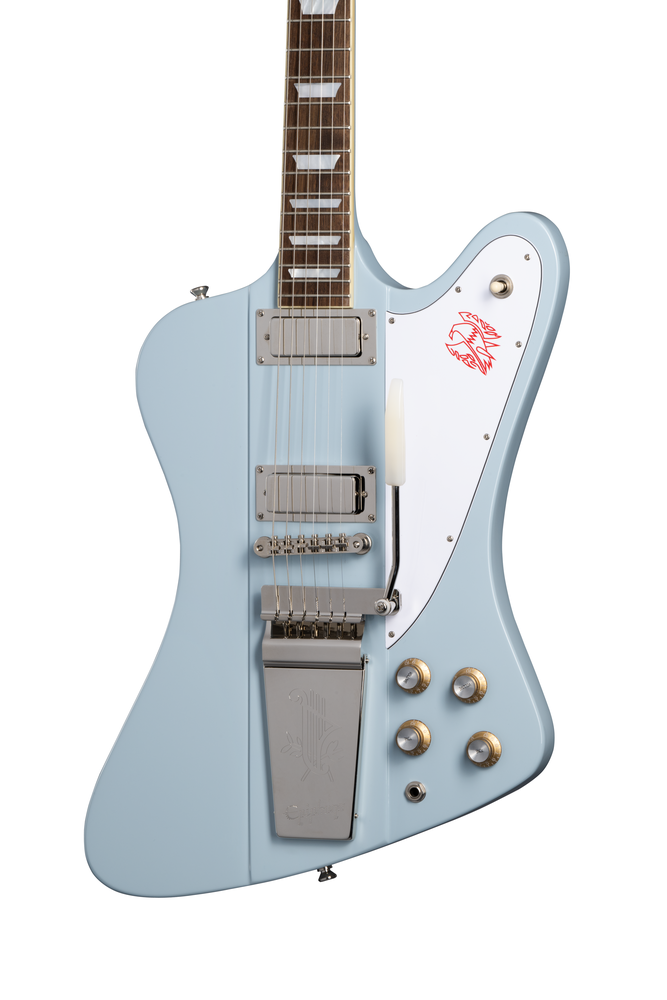 Epiphone 1963 Firebird V Maestro w/Case - Frost Blue