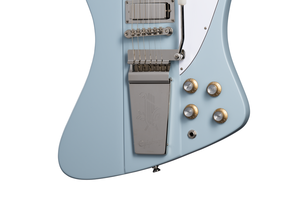 Epiphone 1963 Firebird V Maestro w/Case - Frost Blue