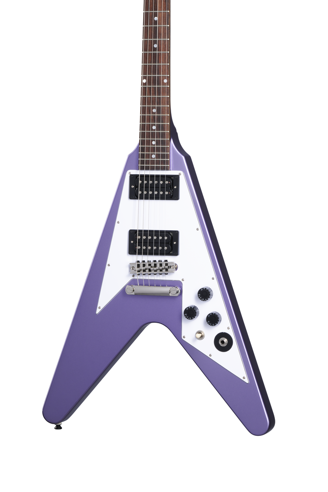 Epiphone Kirk Hammett 1979 Flying V w/Case - Purple Metallic