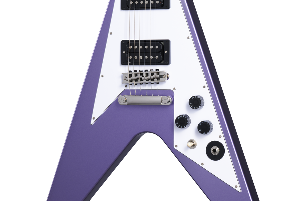 Epiphone Kirk Hammett 1979 Flying V w/Case - Purple Metallic