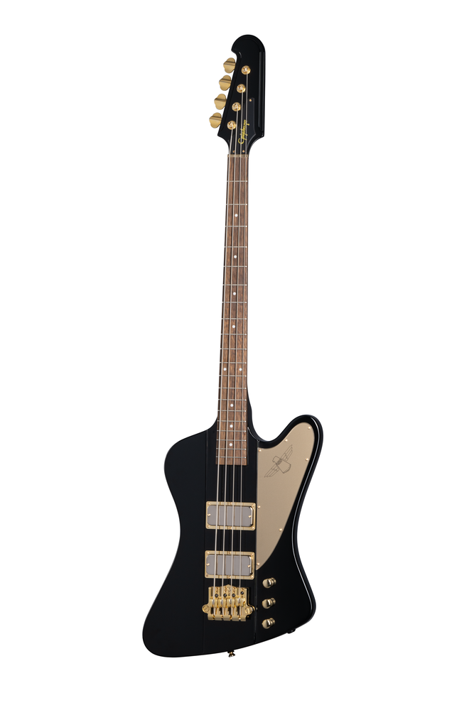 Epiphone Rex Brown Thunderbird Bass w/Case - Ebony - One Only