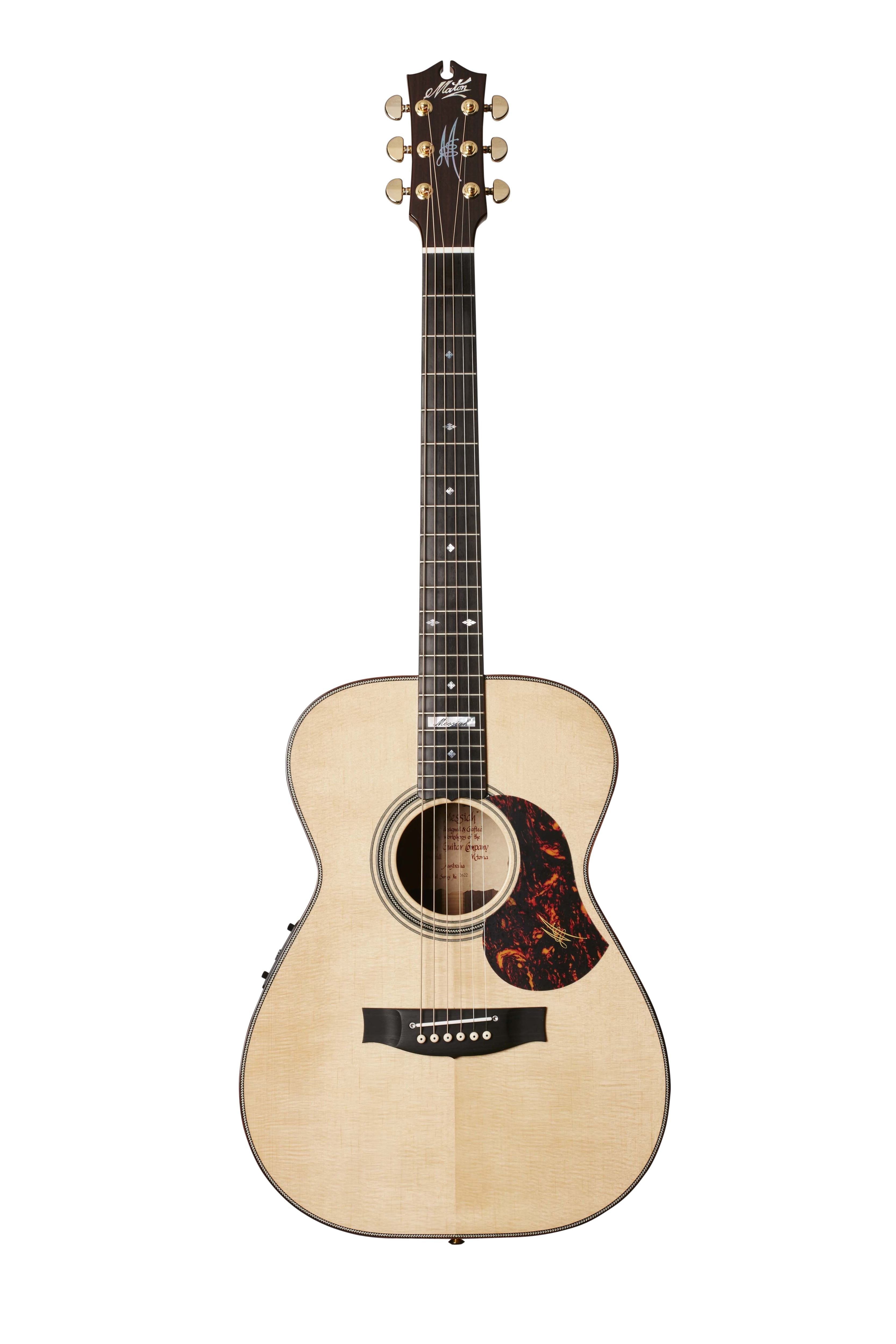 Maton EM100-808 Messiah Acoustic Electric Guitar w/Case - Natural Gloss