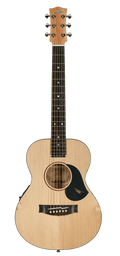 Maton EM-6 Mini Acoustic Electric Guitar w/Case - Natural Satin