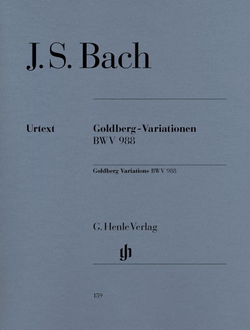 JS BACH GOLDBERG VARIATIONS PIANO HENLE ED