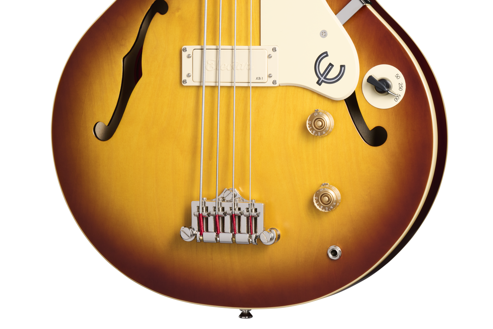 Epiphone Jack Casady Fretless Bass - Aged Royal Tan