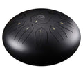 Opus Percussion 12" Metal 11-Note Lotus Tongue Drum w/Mallets & Carry Bag
