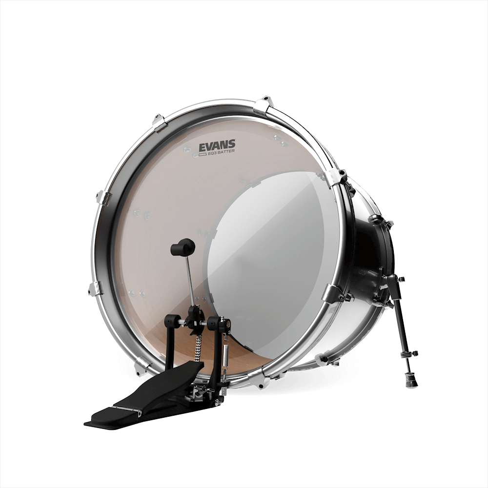 Evans BD22GB3 22" Clear Batter Side Bass Drum Head