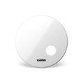 Evans 22" EQ3 Resonant Bass Drum Head - Smooth White