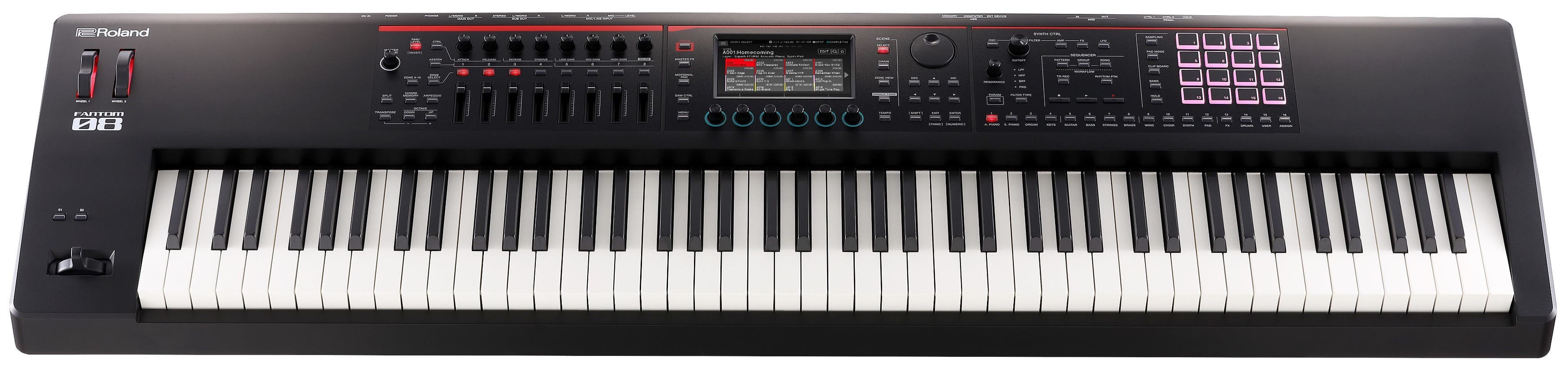 Roland FANTOM-08 Synthesizer Workstation Keyboard
