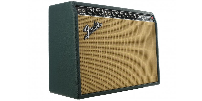 Fender FSR '65 Deluxe Reverb - British Racing Green/Wheat w/Eminence GA-SC64 (Limited Edition)