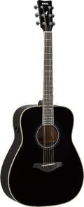 Yamaha FG-TA TransAcoustic Dreadnaught Guitar - Black - One Only