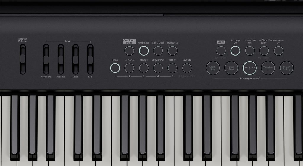 Roland FPE50BKS Entertainment Piano Bundle - Black
