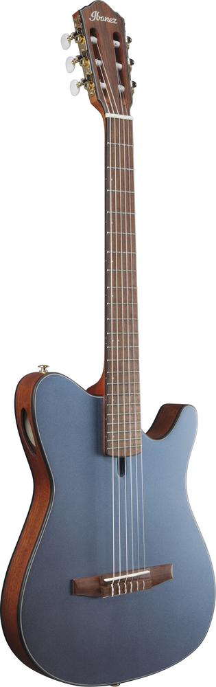 Ibanez FRH10N Nylon String Guitar - Indigo Blue Metallic Flat