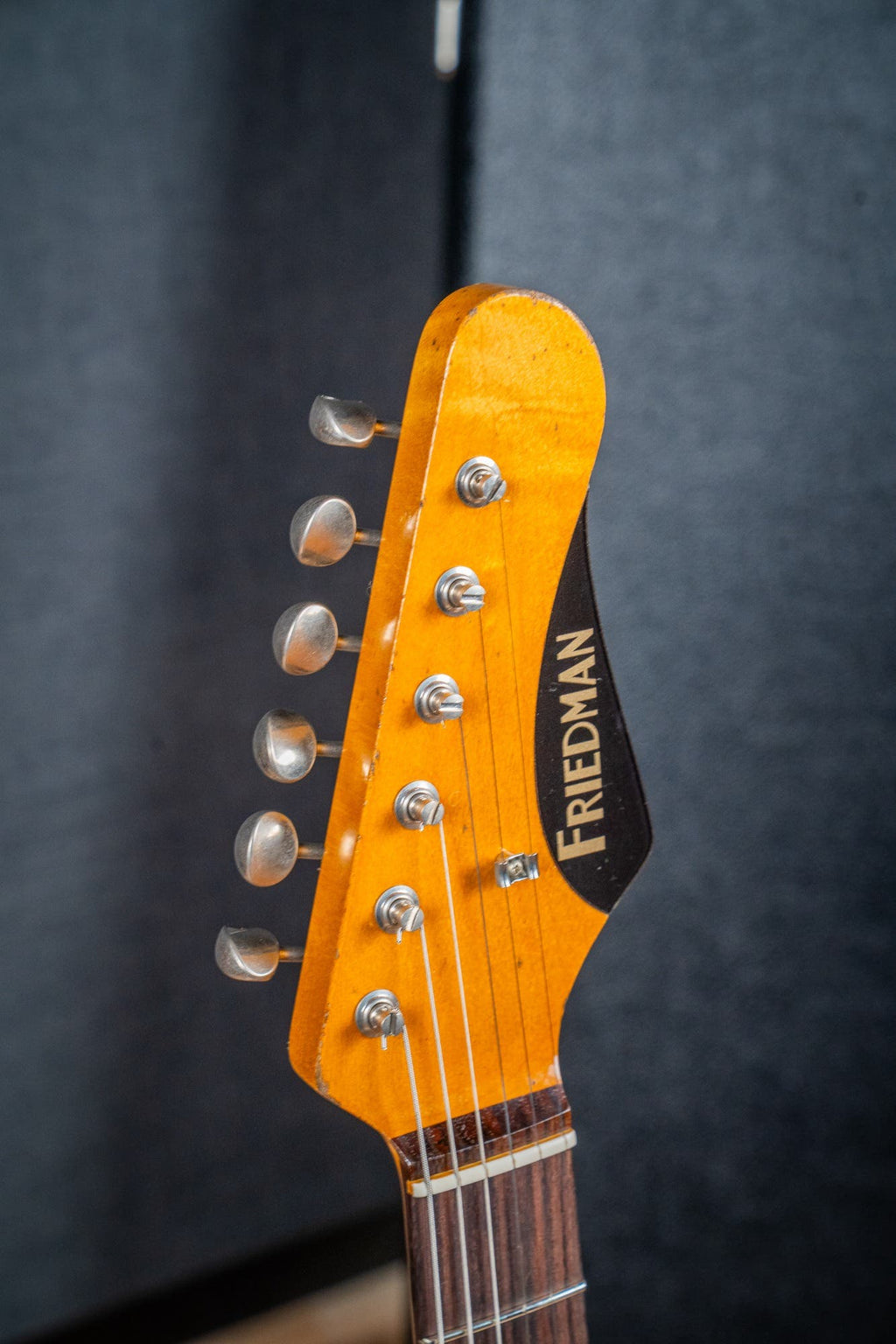 Friedman Vintage S HSS - Rosewood FB - Nitro Heavy Aged Purple Metallic Over Sage Green