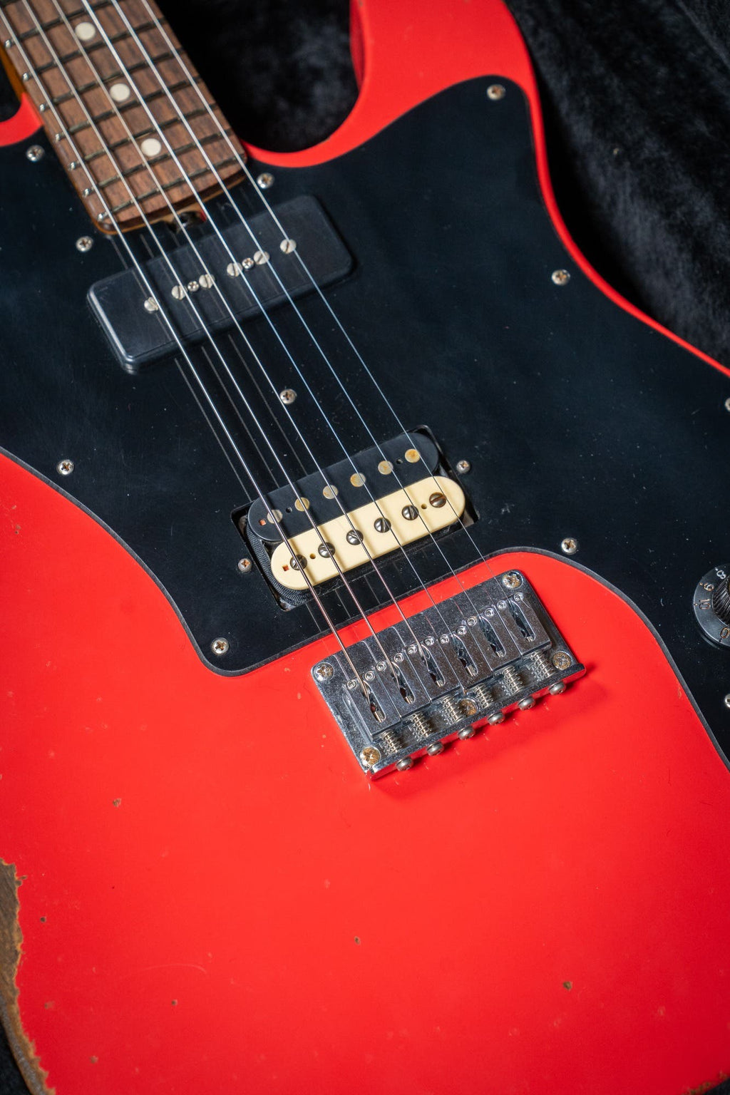 Friedman Vintage T - Rosewood FB - Nitro Fiesta Red Medium Aged (Classic 90 / HB Pickups)