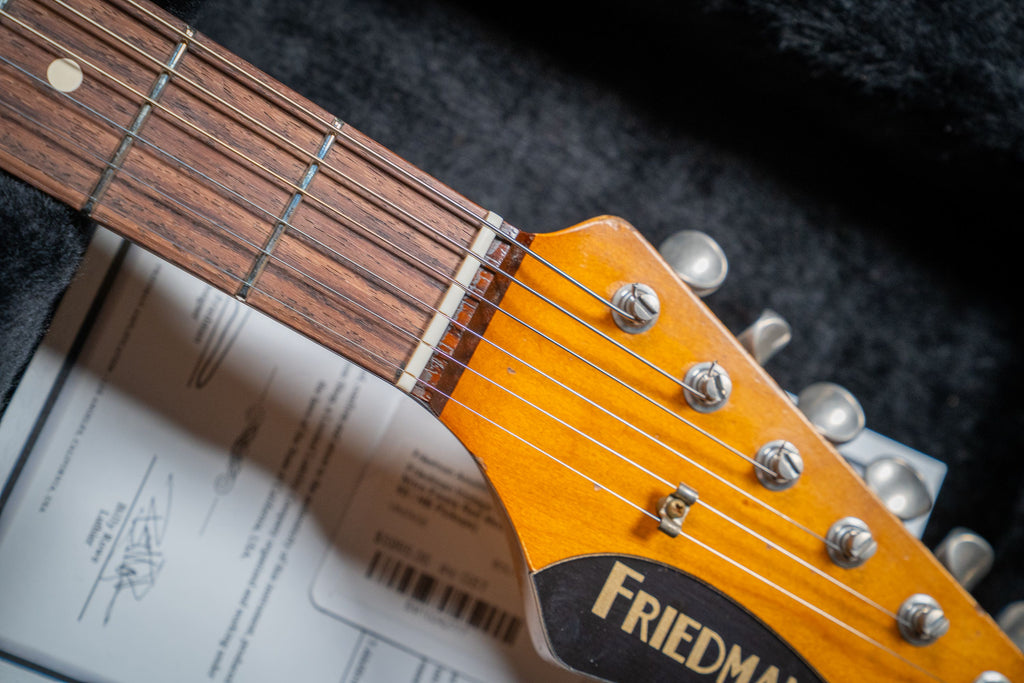 Friedman Vintage T - Rosewood FB - Nitro Fiesta Red Medium Aged (Classic 90 / HB Pickups)