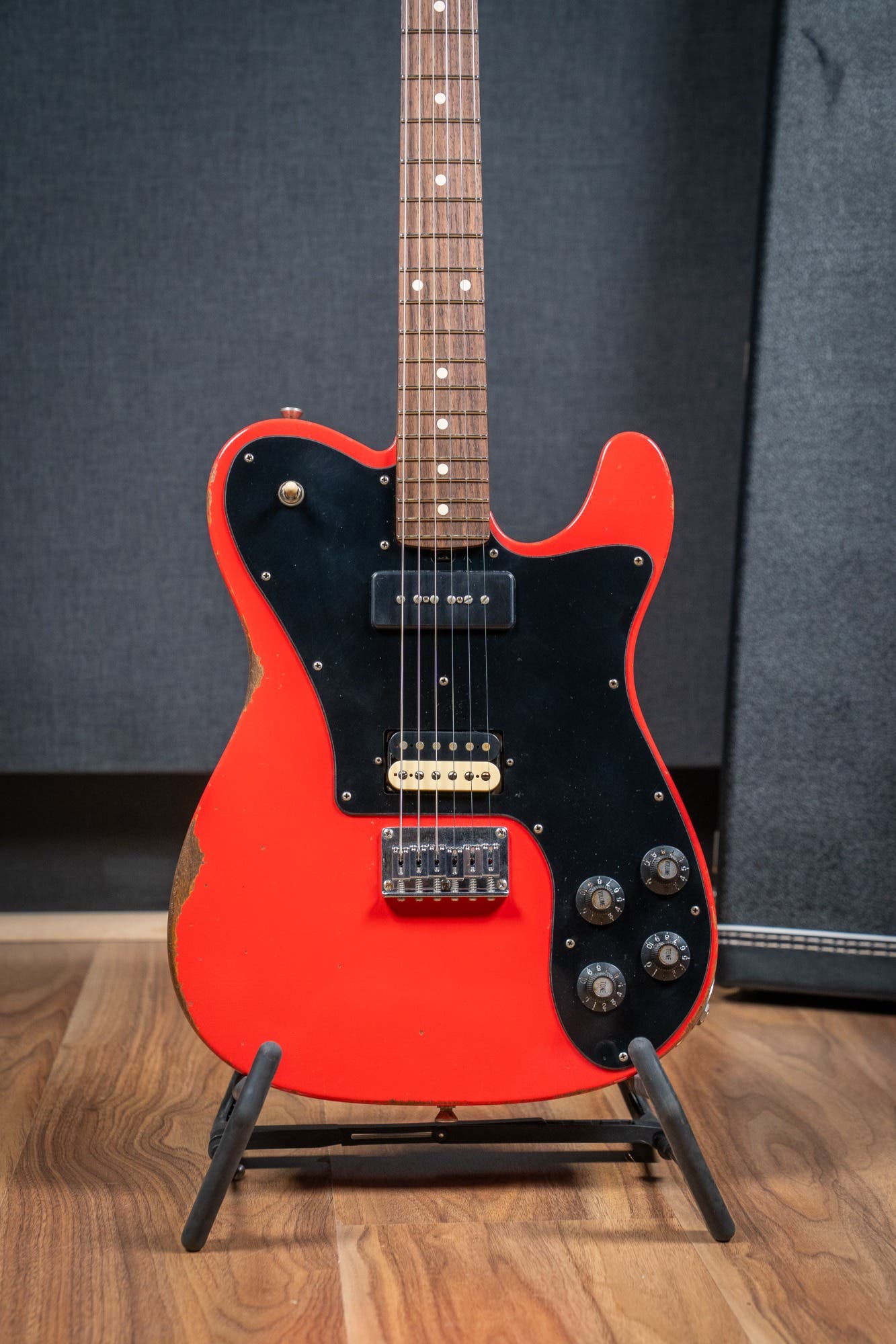 Friedman Vintage T - Rosewood FB - Nitro Fiesta Red Medium Aged (Classic 90 / HB Pickups)