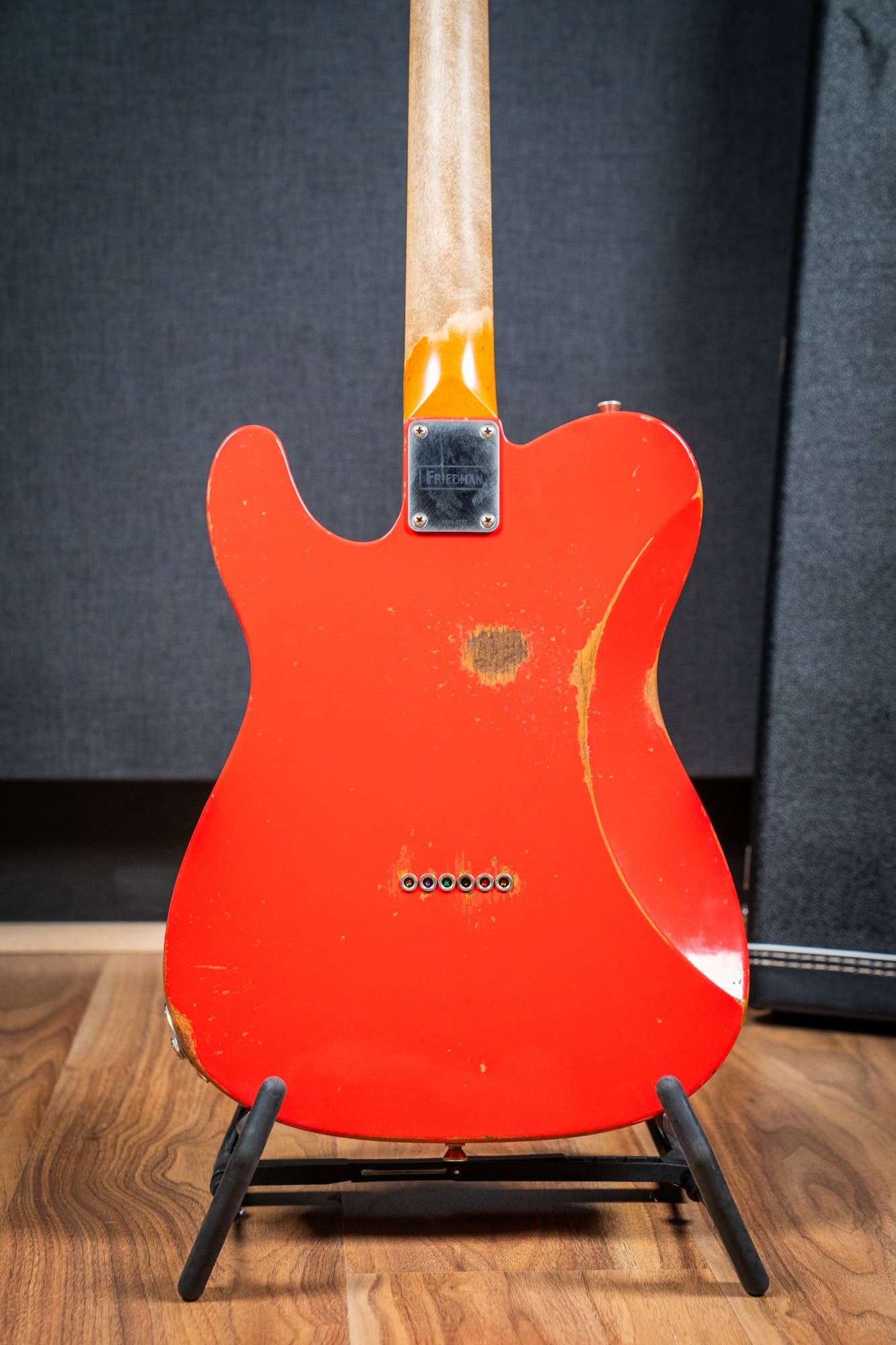 Friedman Vintage T - Rosewood FB - Nitro Fiesta Red Medium Aged (Classic 90 / HB Pickups)