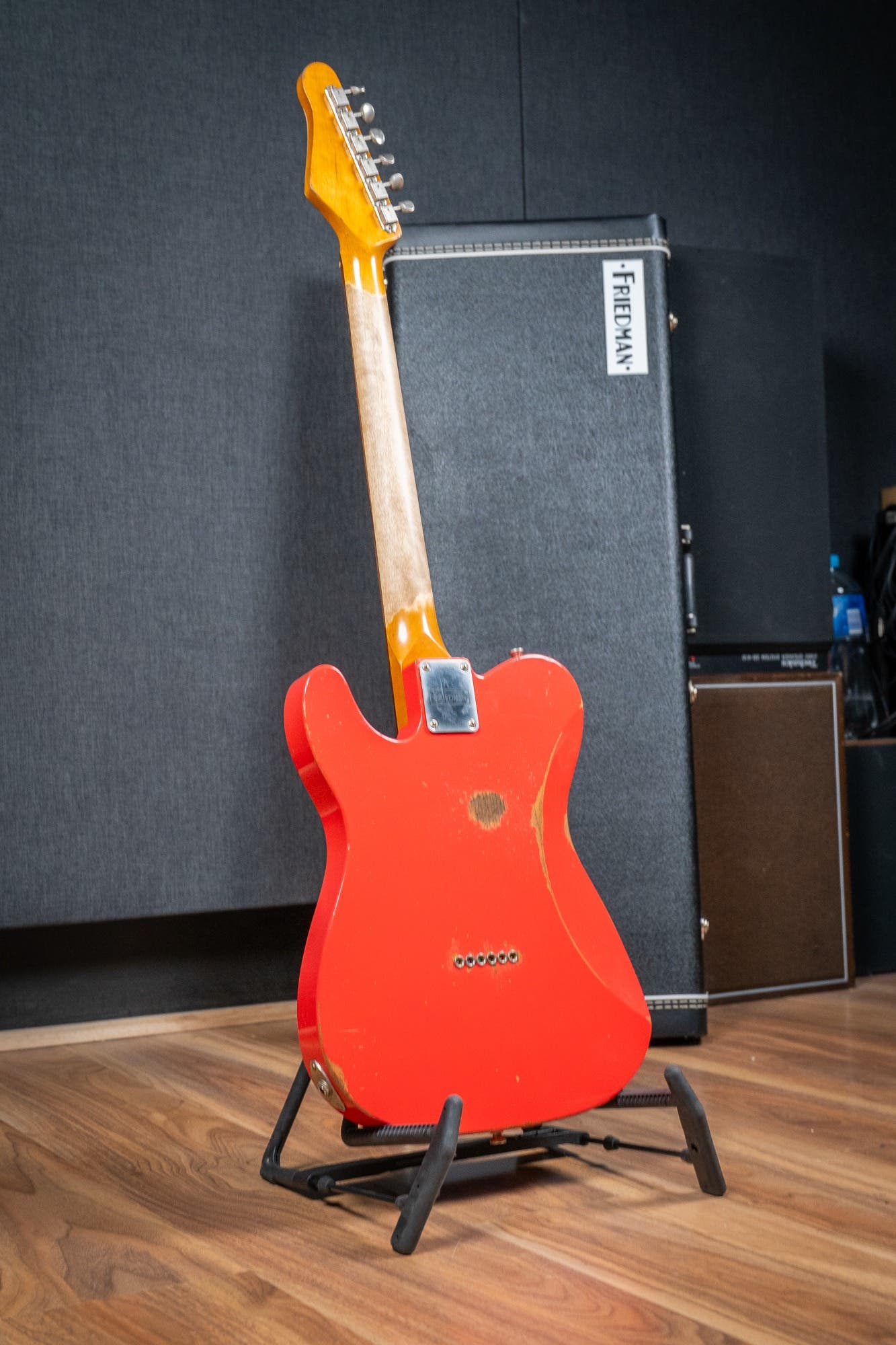 Friedman Vintage T - Rosewood FB - Nitro Fiesta Red Medium Aged (Classic 90 / HB Pickups)