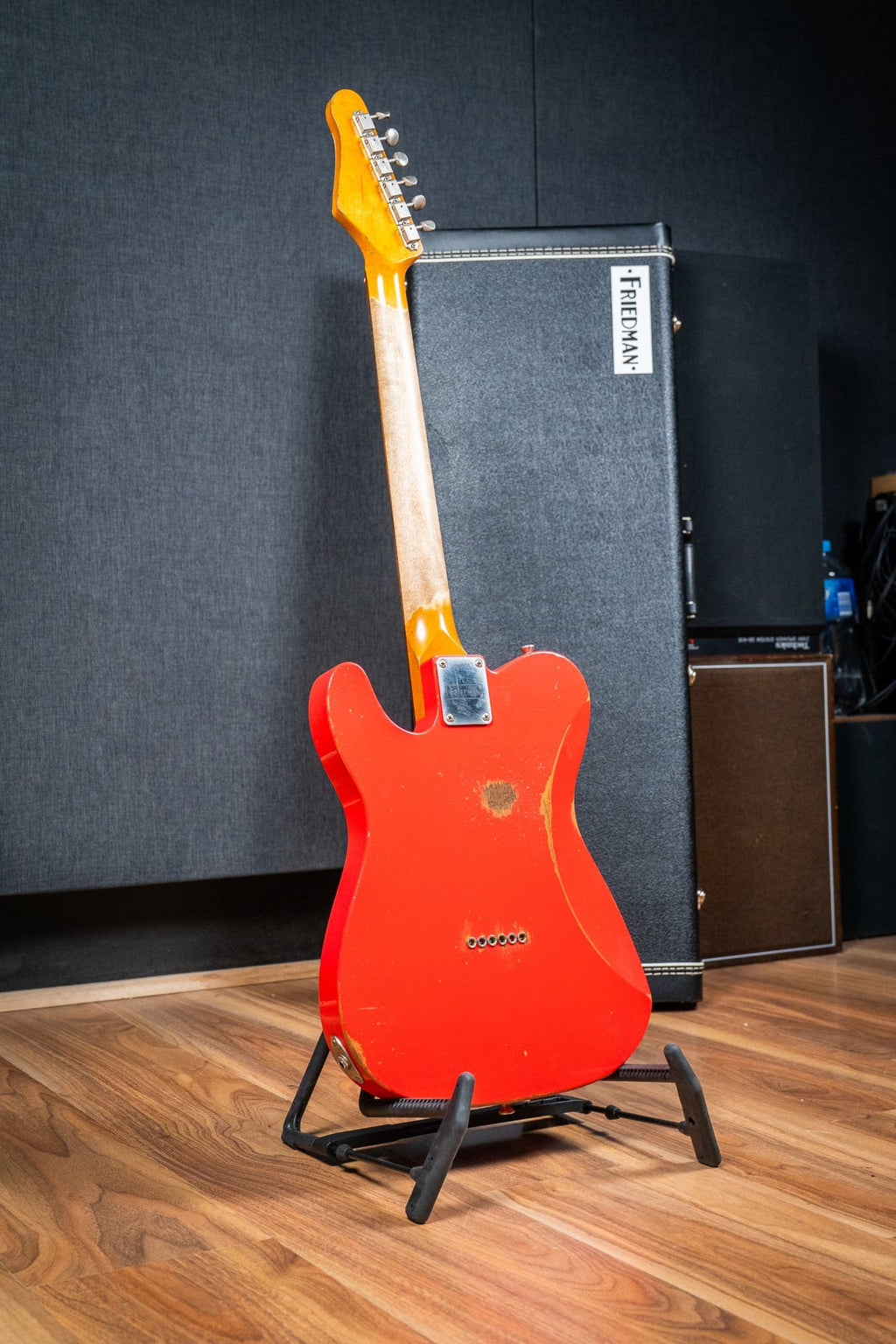 Friedman Vintage T - Rosewood FB - Nitro Fiesta Red Medium Aged (Classic 90 / HB Pickups)