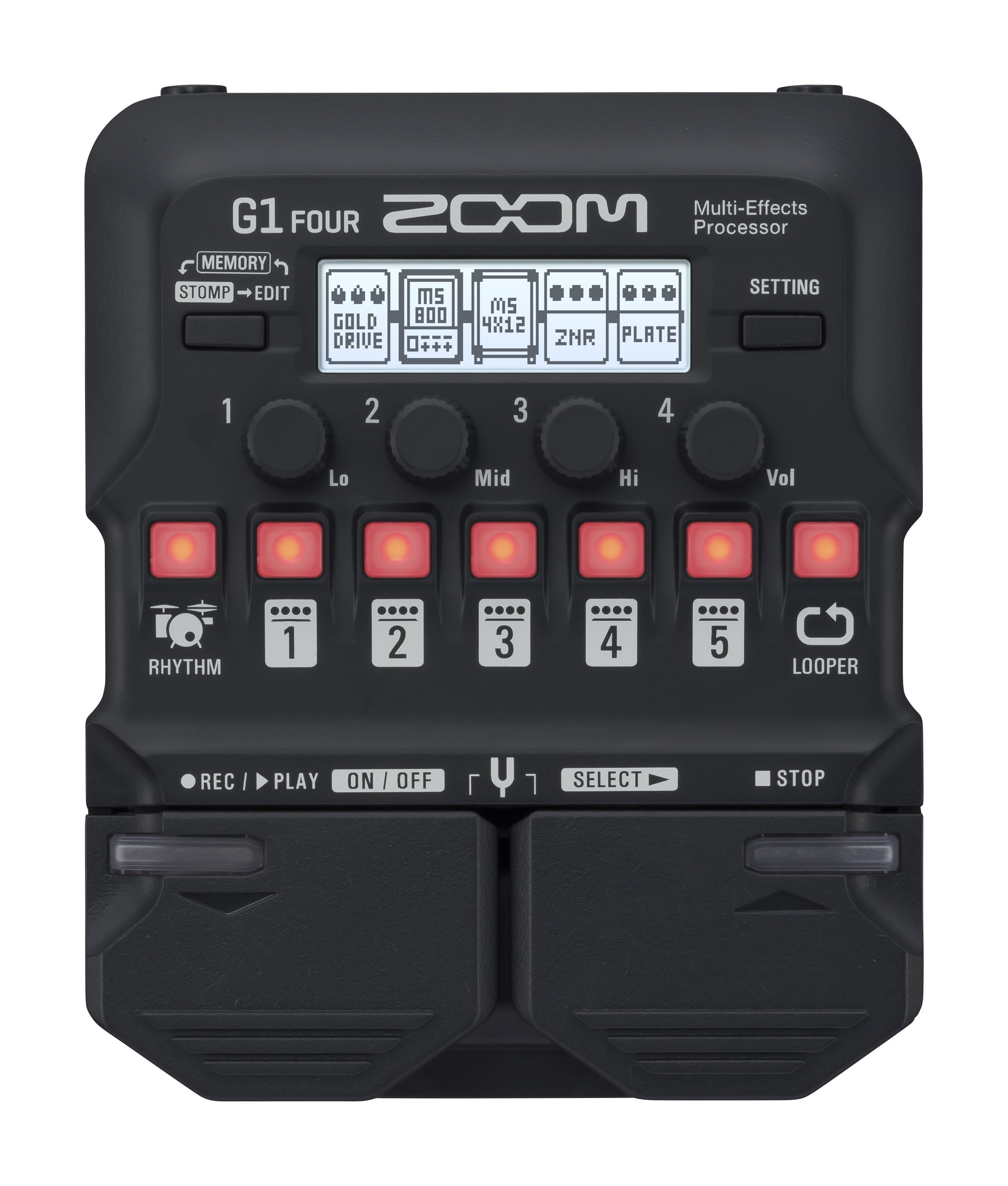 Zoom G1 FOUR Guitar Multi-Effects Pedal