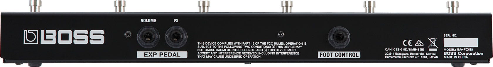 Boss GA-FC Foot Controller (GAFC)