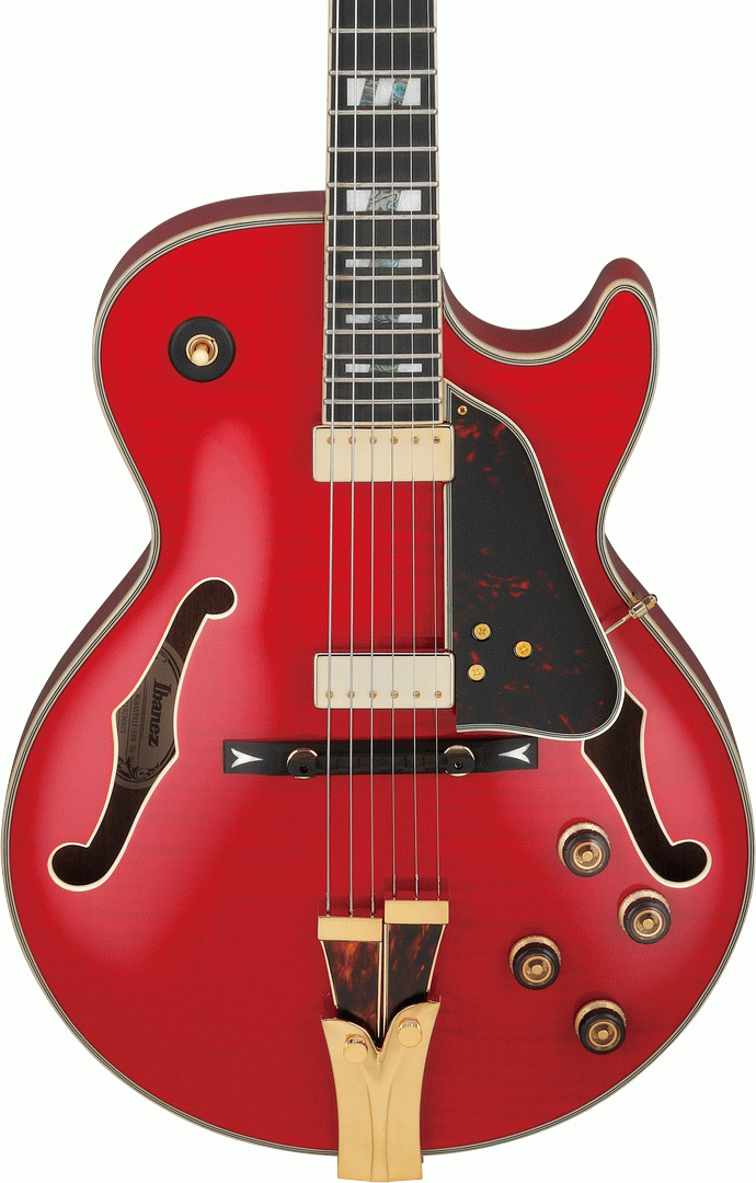 Ibanez GB10SEFM SRR George Benson Electric Guitar W/Case - Sapphire Red