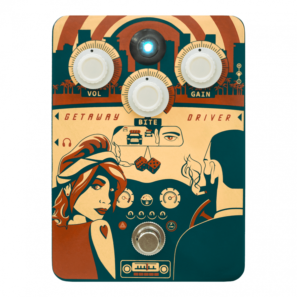 Orange Getaway Driver Preamp/Drive Pedal