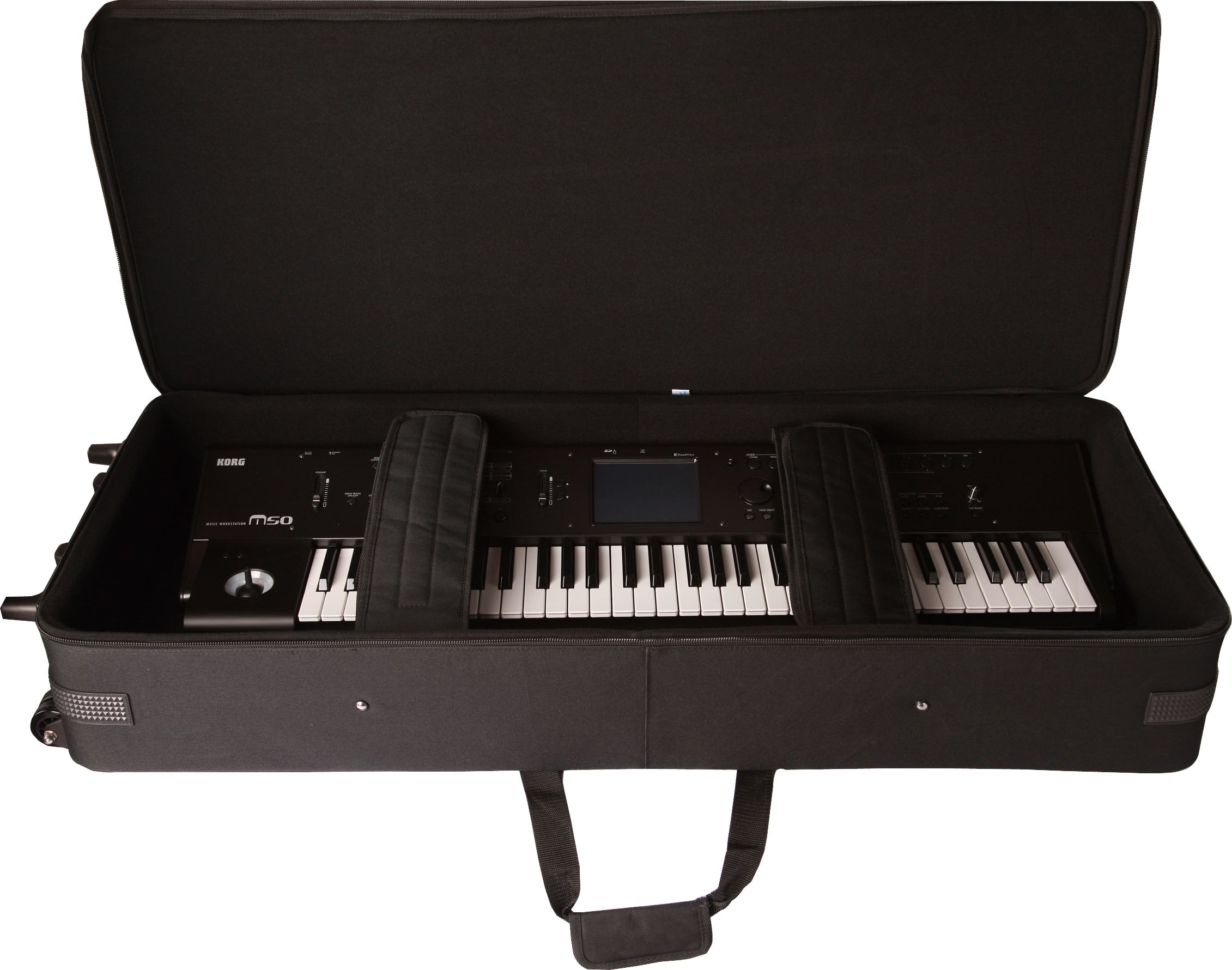 Gator GK-76-SLIM Lightweight 76-Note Slim Keyboard Case w/ Wheels