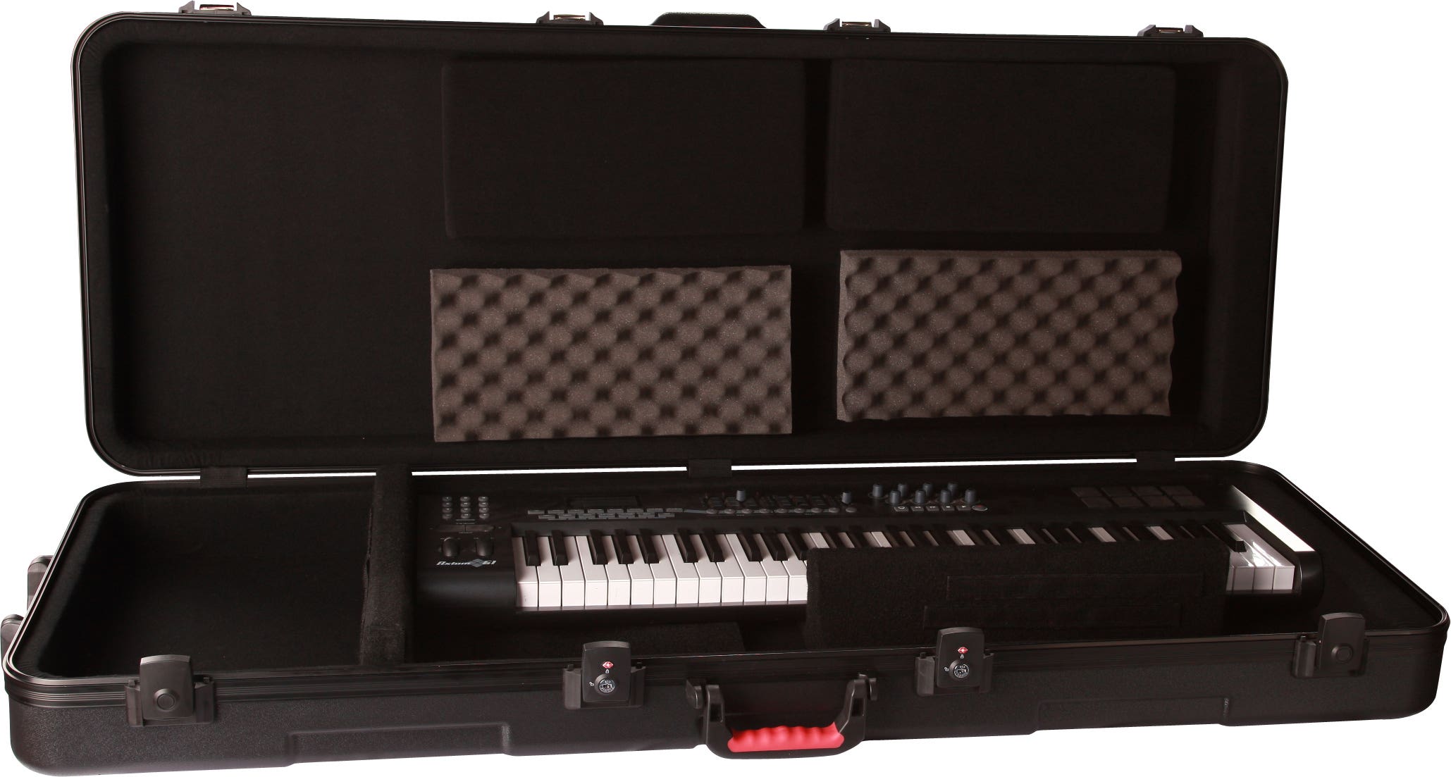 Gator GTSA-KEY88D 88-Note DEEP Keyboard Case w/ TSA & Wheels