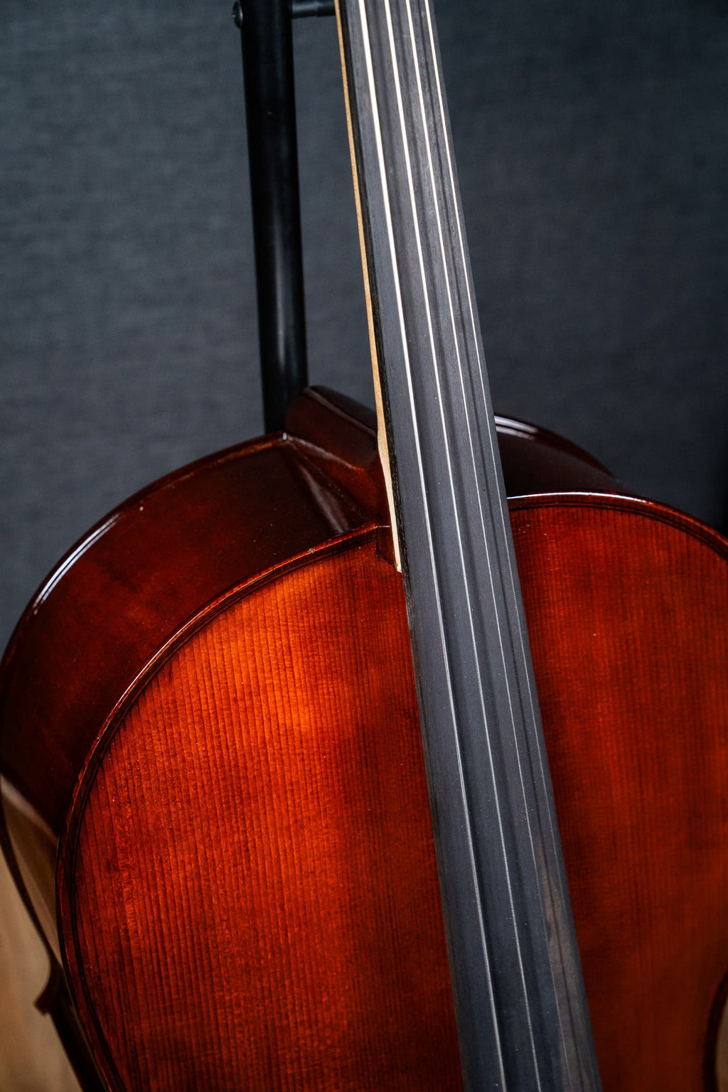 GLIGA ST. ROMANI II 4/4 CELLO OUTFIT - ANTIQUE OIL FULLY SETUP W/CLARENDON GOLD STRINGS