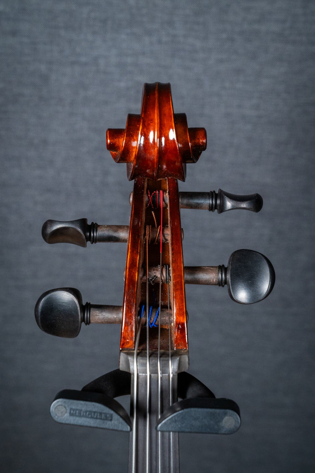 GLIGA ST. ROMANI II 4/4 CELLO OUTFIT - ANTIQUE OIL FULLY SETUP W/CLARENDON GOLD STRINGS