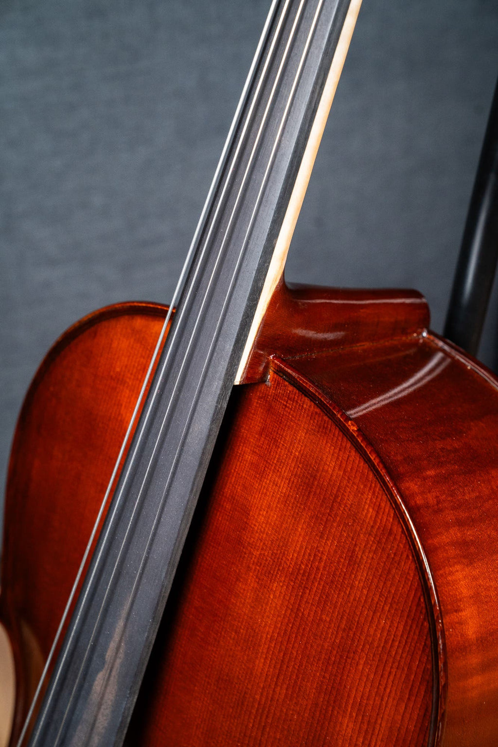 GLIGA ST. ROMANI II 4/4 CELLO OUTFIT - ANTIQUE OIL FULLY SETUP W/CLARENDON GOLD STRINGS