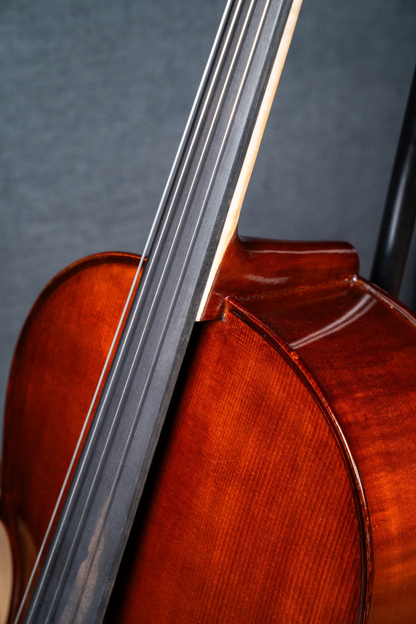GLIGA ST. ROMANI II 4/4 CELLO OUTFIT - ANTIQUE OIL FULLY SETUP W/CLARENDON GOLD STRINGS