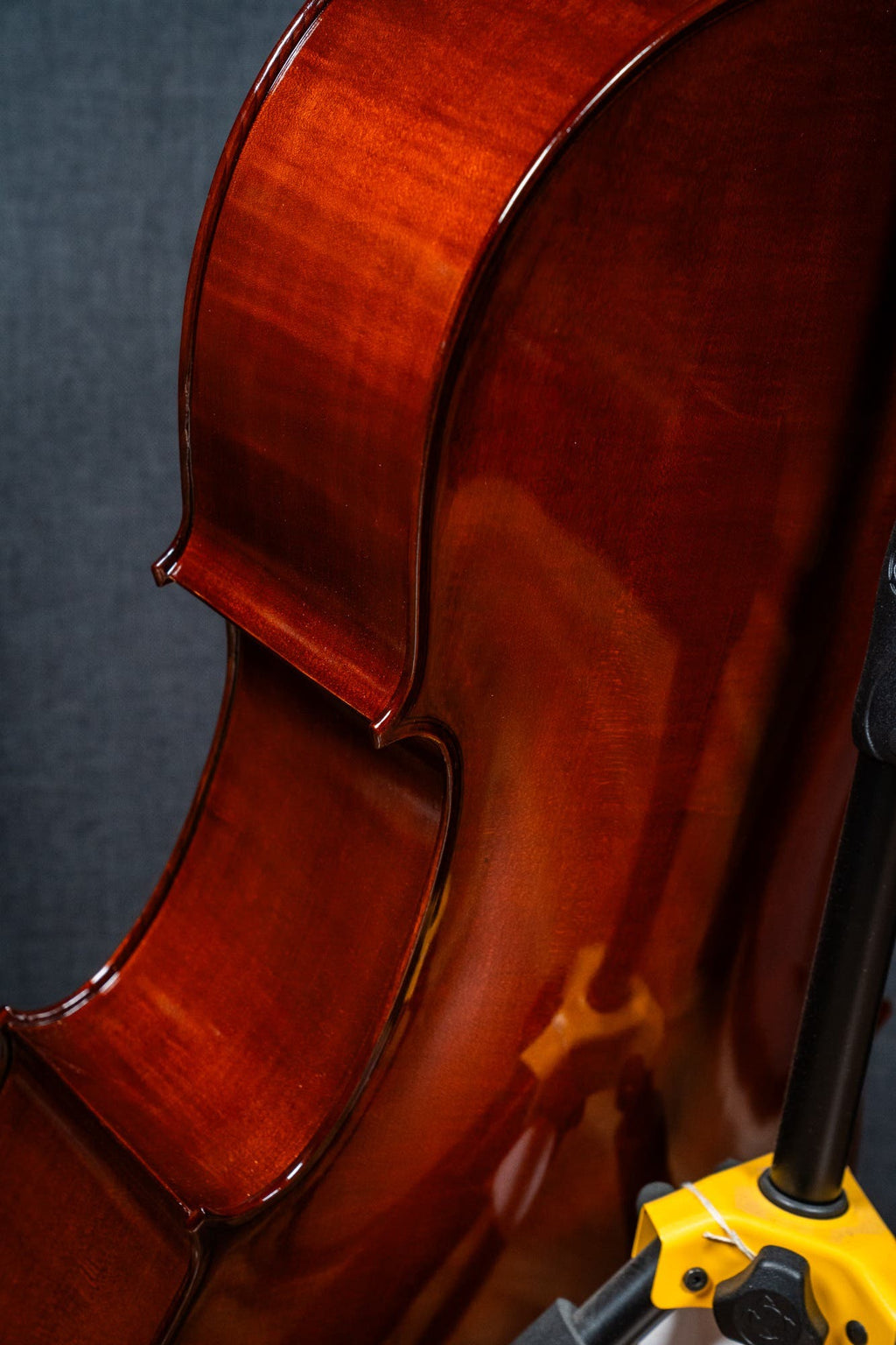 GLIGA ST. ROMANI II 4/4 CELLO OUTFIT - ANTIQUE OIL FULLY SETUP W/CLARENDON GOLD STRINGS