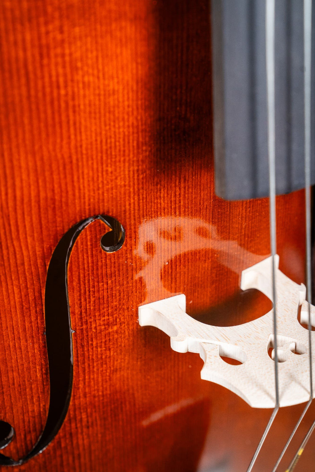 GLIGA ST. ROMANI II 4/4 CELLO OUTFIT - ANTIQUE OIL FULLY SETUP W/CLARENDON GOLD STRINGS