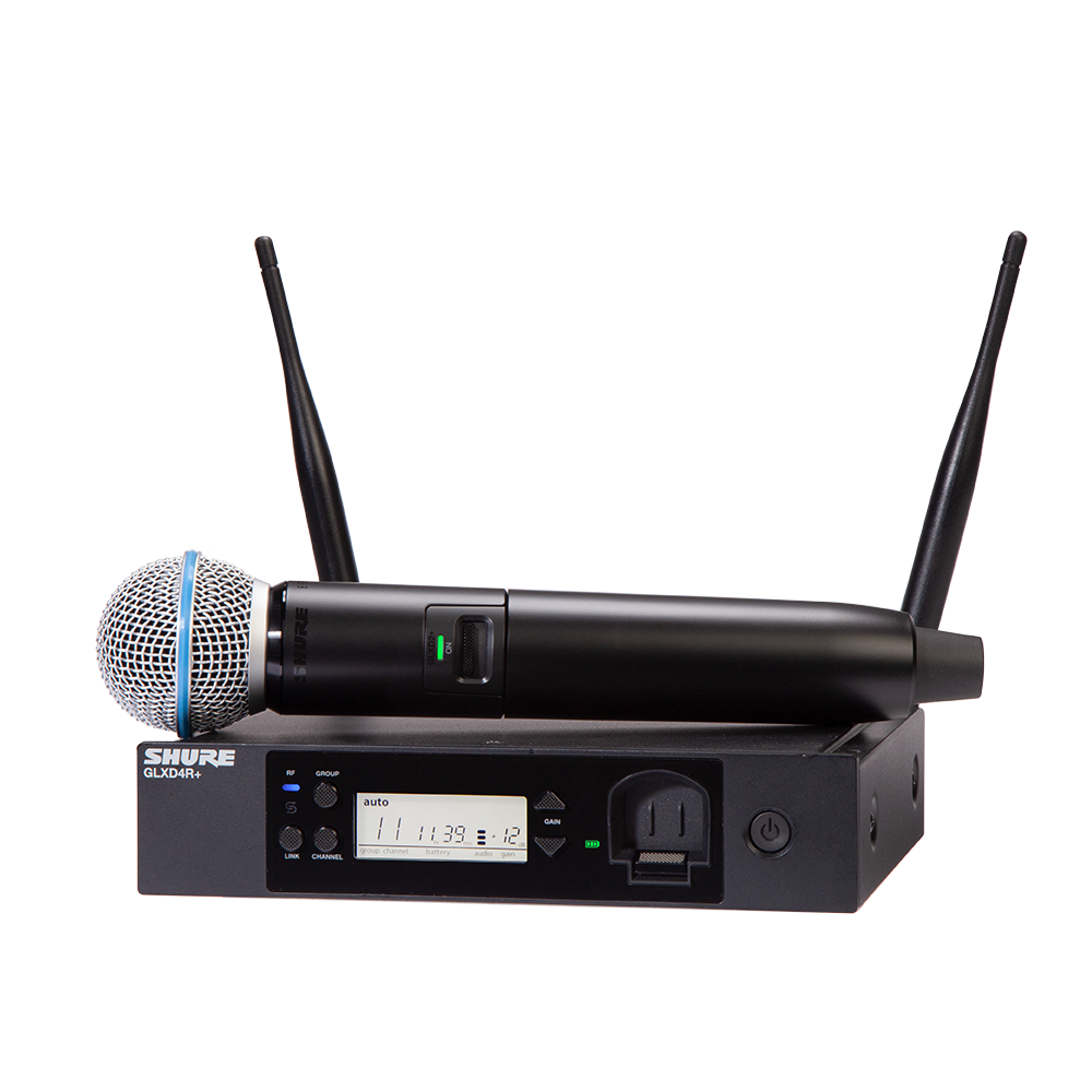 Shure GLX-D24R+B58 Wireless Digital Handheld System w/Beta58 Mic