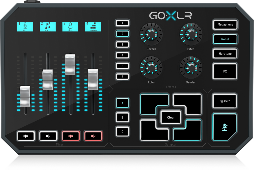 TC Helicon GoXLR Compact Broadcast Mixer w/MIDAS Preamps