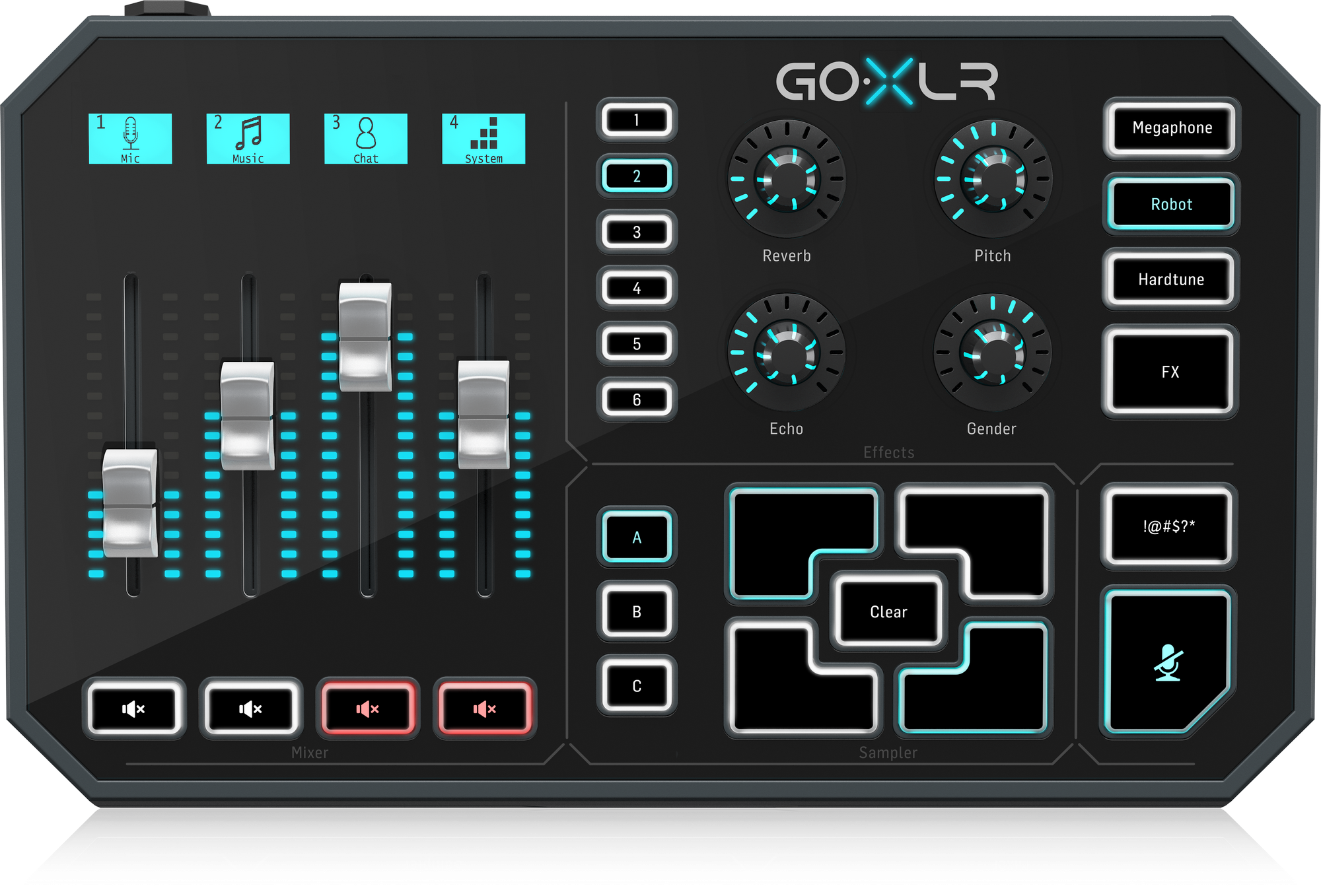TC Helicon GoXLR Compact Broadcast Mixer w/MIDAS Preamps